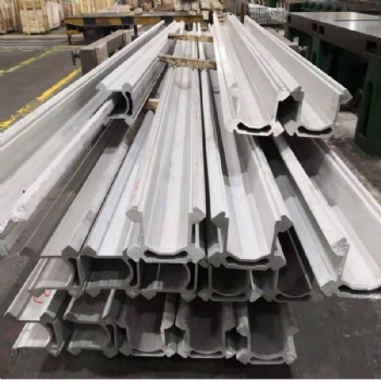 Aluminum Feed Beam on Drill Rig Epiroc